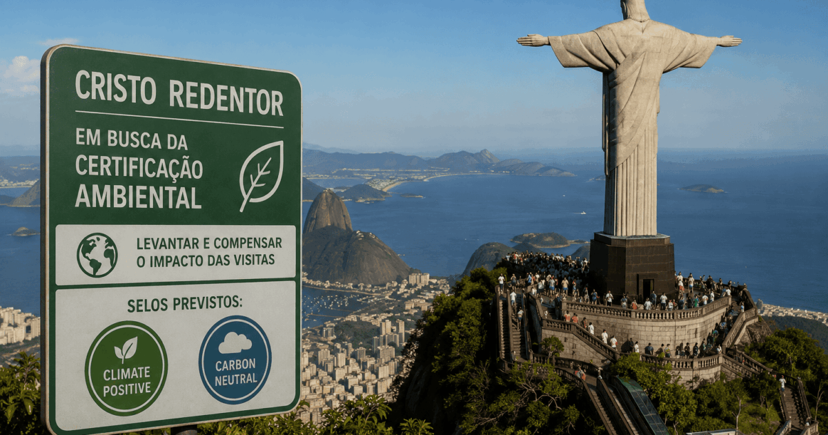 Cristo Redentor busca “certificação ambiental” contra impacto turístico