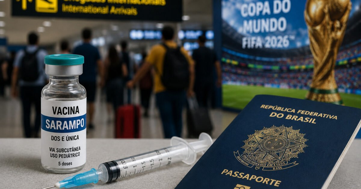 Ministério da Saúde alerta para risco de sarampo durante a Copa