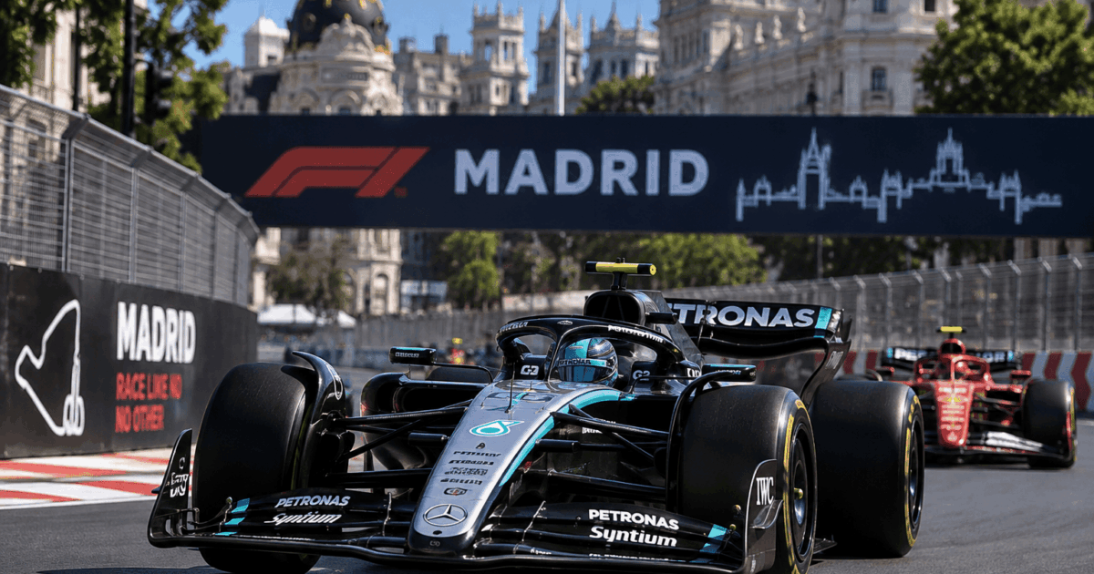 Russell lidera 1o treino livre em nova pista de rua de Madri