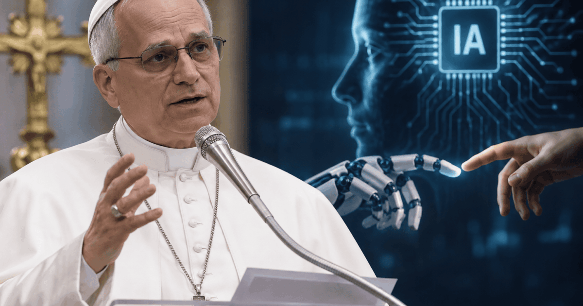 Papa Leão XIV alerta: IA não pode substituir consciência humana