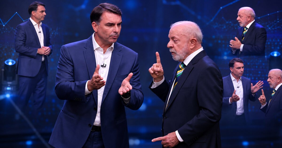 Lula e Flávio trocam acusações sobre corrupção e segurança em 1º debate