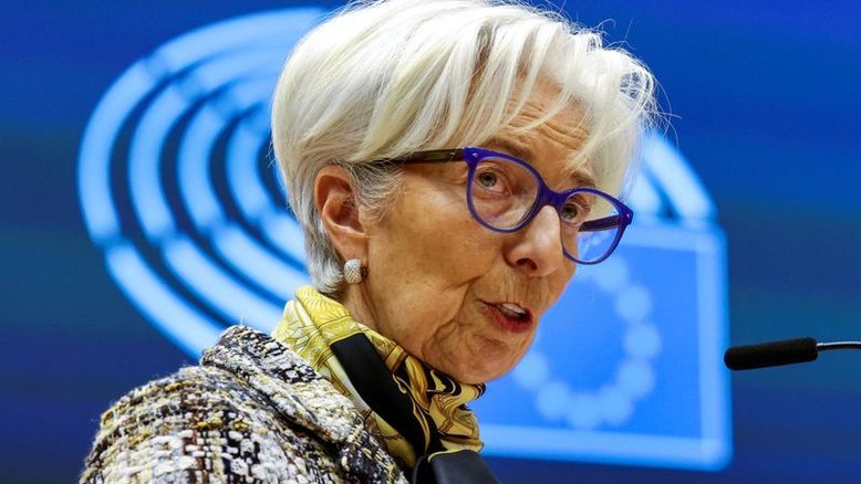 Lagarde, do BCE, vê recuo no risco sobre o crescimento além do curto prazo