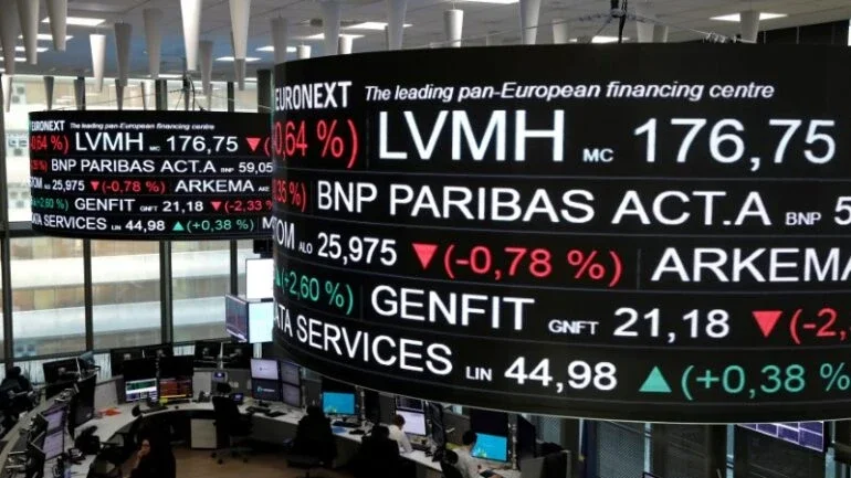 Ações europeias sobem com fortes resultados de SAP e LVMH