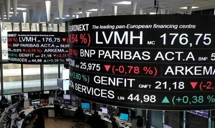Índice europeu avança antes de semana cheia para BCs