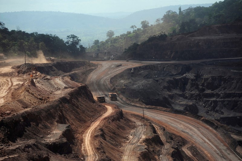 Mineração de ferro na Floresta Nacional de Carajás, em Parauapebas (PA)