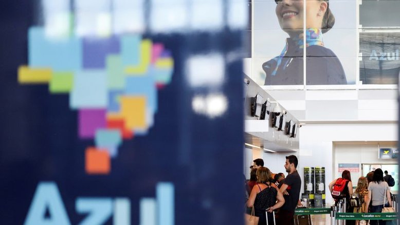 Demanda por voos da Azul cresce 34% em julho
