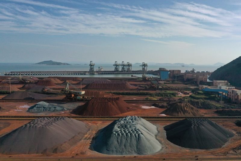 Importação de minério de ferro pela china recua em abril