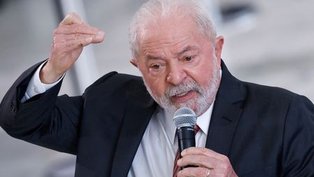 Presidente Luiz Inácio Lula da Silva fala em reunião com sindicalistas no Palácio do Planalto, em Brasília