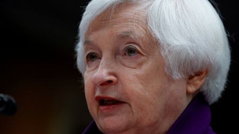 Yellen diz estar atenta a riscos negativos devido a guerra na Ucrânia e pressões bancárias