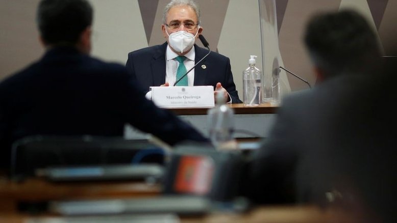 Sou contra quebra de patentes de vacinas, diz Queiroga à CPI da Covid