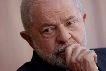 Presidente Lula durante café da manhã com jornalistas, em Brasília, Brasil
