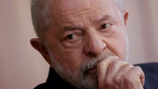 Presidente Lula durante café da manhã com jornalistas, em Brasília, Brasil