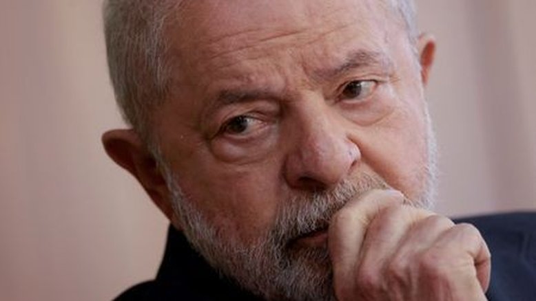 Presidente Lula durante café da manhã com jornalistas, em Brasília, Brasil
