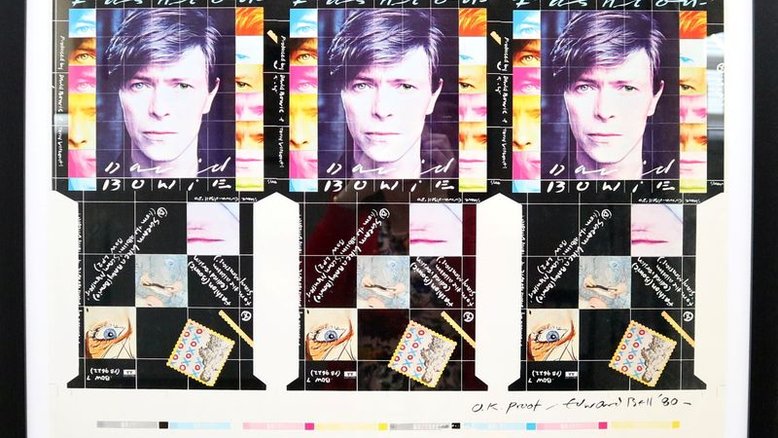Arte de discos e fotos de David Bowie vão a leilão