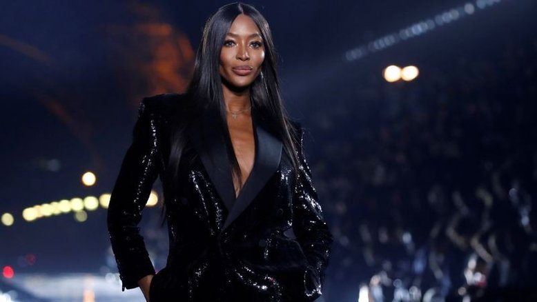 Modelo Naomi Campbell comemora chegada da primeira filha