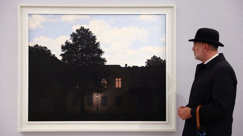 Pintura de René Magritte é vendida por 59,4 milhões de libras em leilão