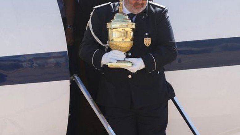 Coração de Dom Pedro I chega a Brasília para marcar bicentenário da independência