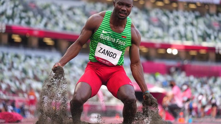 Burkina Faso comemora primeira medalha olímpica com salto de Zango