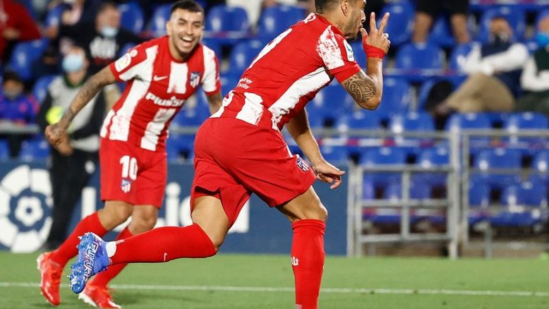 Suárez marca duas vezes e Atlético de Madri bate o Getafe de virada