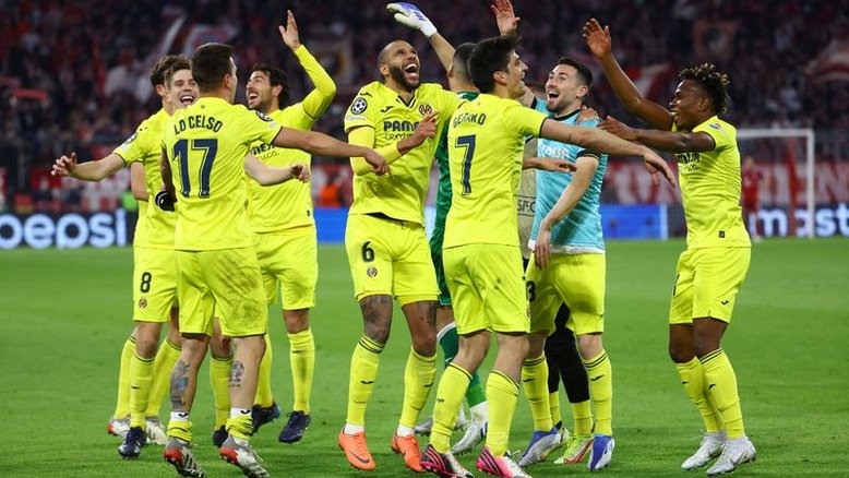 Villarreal elimina Bayern e vai às semifinais da Liga dos Campeões