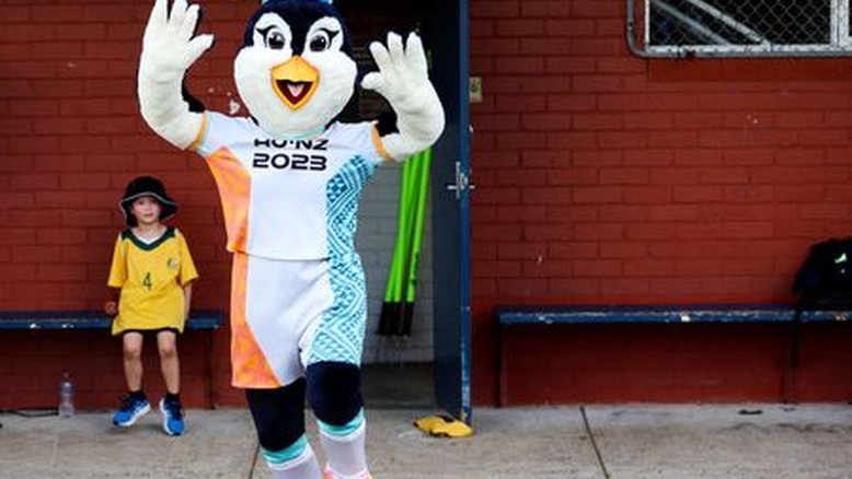 Tazuni, mascote da Copa do Mundo Feminina de futebol de 2023, em Melbourne