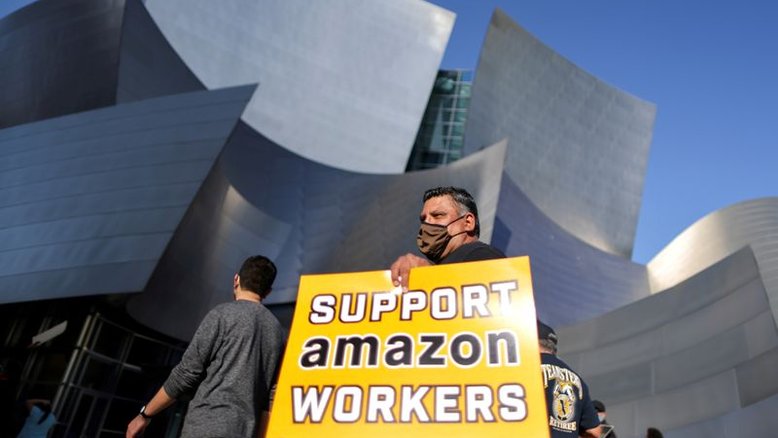 Sindicalização de funcionários da Amazon enfrenta dificuldades para ser aprovada