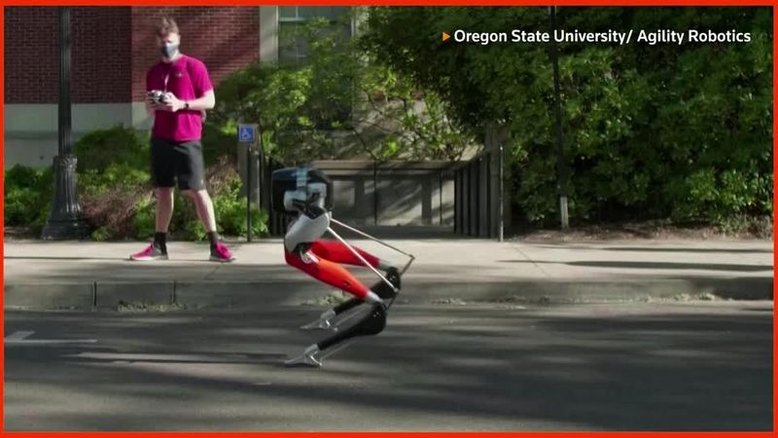 Robô bípede da Universidade do Oregon bate recorde em corrida de 5 km