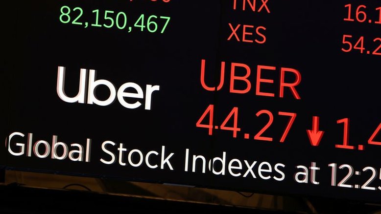 Previsão de lucro da Uber para 2024 fica abaixo das expectativas e ações caem