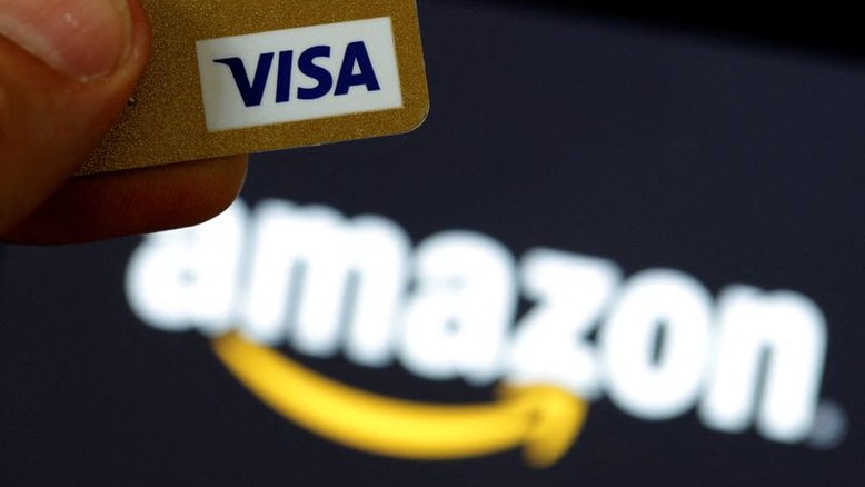 Amazon aceita cartões de crédito Visa em discussão sobre taxas