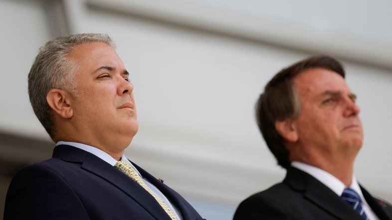 Chegaremos unidos em Glasgow para tratar da nossa Amazônia, diz Bolsonaro durante visita de Iván Duque