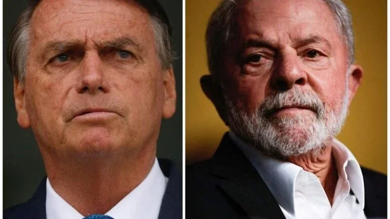 Jair Bolsonaro e Luiz Inácio Lula da Silva