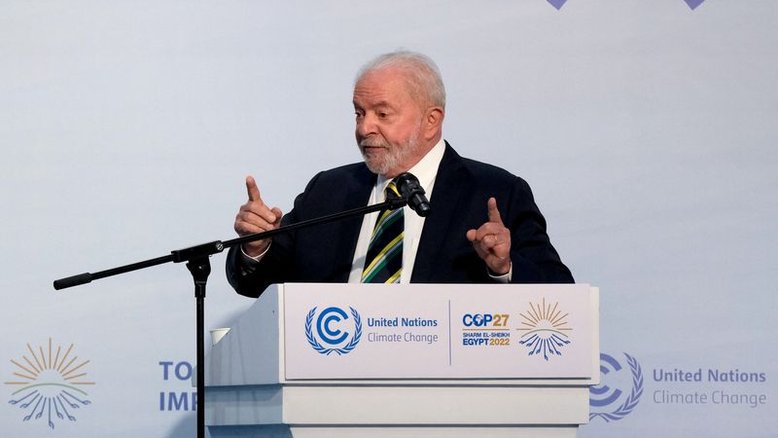 Recebido como astro do rock na COP27, Lula promete proteger a Amazônia