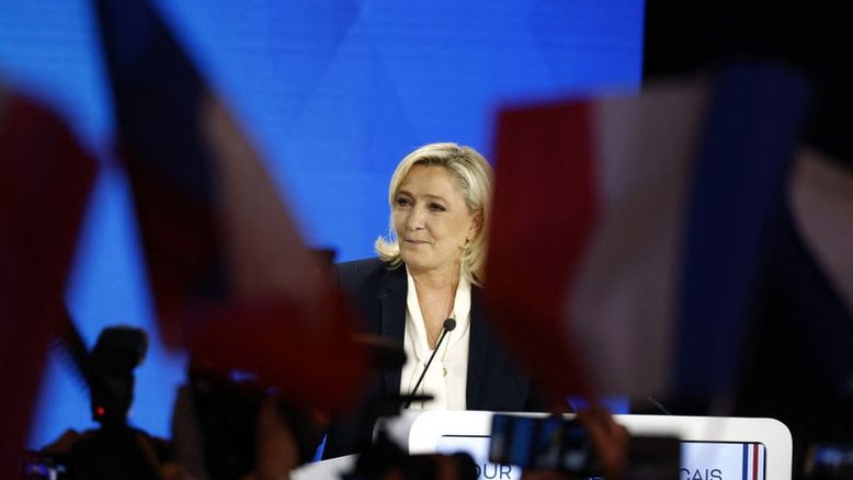 Le Pen promete continuar enfrentando Macron após eleições presidenciais francesas
