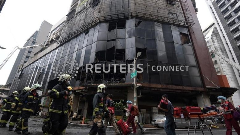 Incêndio no sul de Taiwan deixa 46 mortos