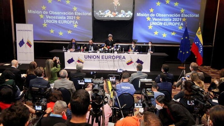 Condições de eleição na Venezuela melhoraram, mas candidatos foram barrados, diz UE