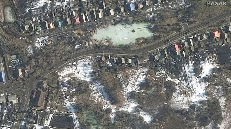 Imagens mostram novas mobilizações no oeste da Rússia perto da fronteira com Ucrânia, diz Maxar