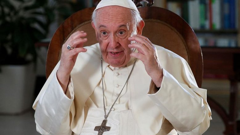 Papa Francisco no comitê de paz na Ucrânia