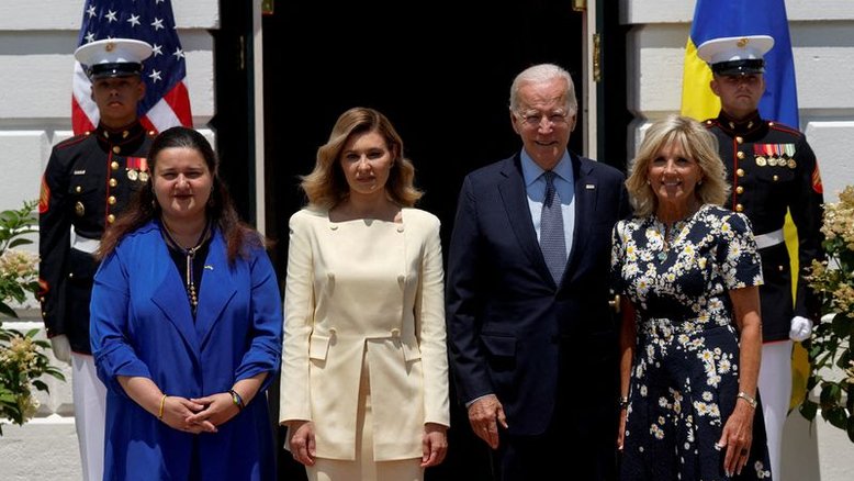 Bidens recebem primeira-dama da Ucrânia na Casa Branca; Zelenskiy espera bons resultados