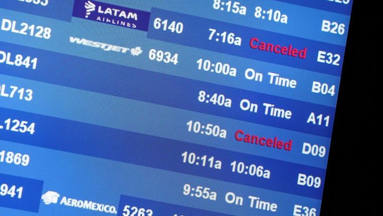 Tempestades fazem companhias aéreas cancelarem cerca de 600 voos nos EUA
