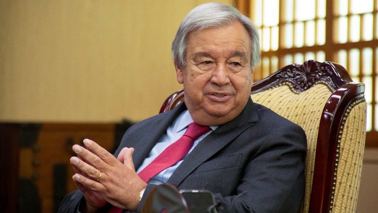 Secretário-geral da ONU conversa com Putin e pressiona por exportações russas de fertilizantes