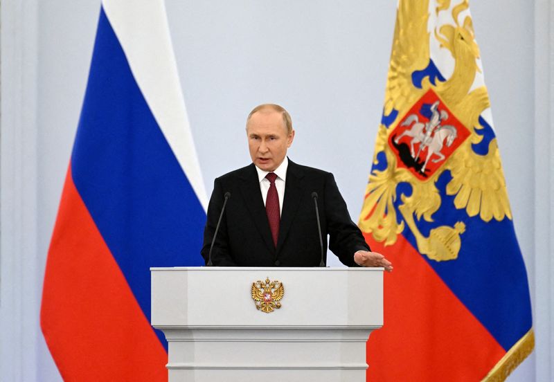 Kremlin diz que pode transferir ativos em regiões ucranianas anexadas para empresas russas