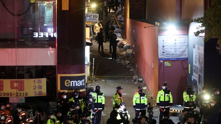 Tumulto em comemoração de Halloween na Coreia do Sul deixa ao menos 146 mortos