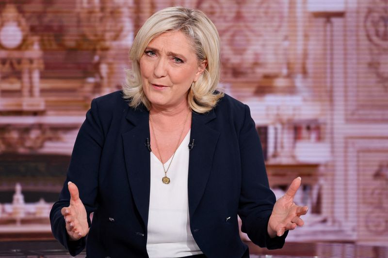Le Pen minimiza nervosismo dos mercados sobre eleição de domingo na França