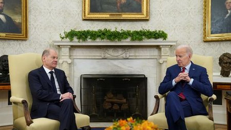 Biden e Scholz discutem apoio à Ucrânia e possíveis armas chinesas para a Rússia