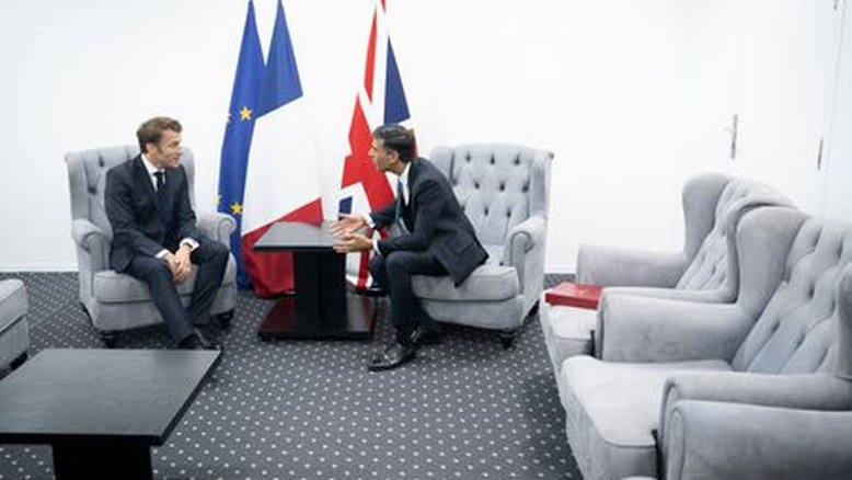 Sunak e Macron discutirão imigração e Ucrânia ao restabelecer relações entre os países