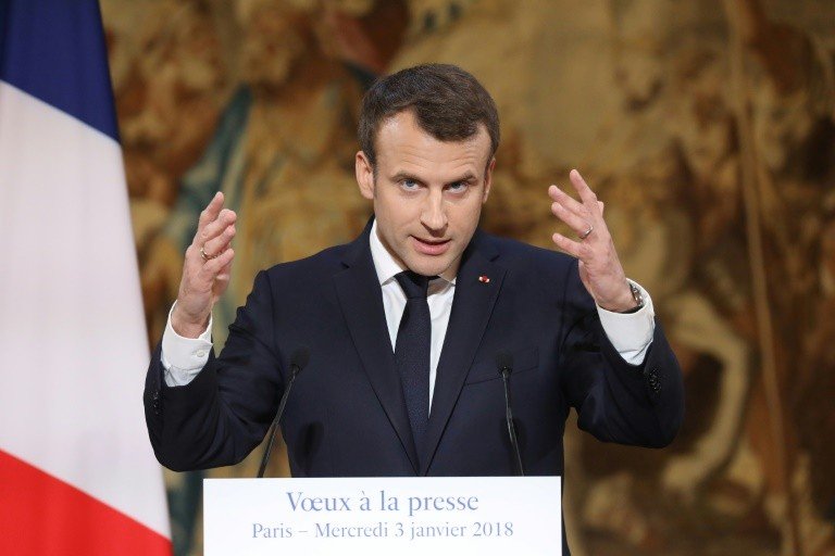 Macron anuncia lei contra ‘fake news’ Macron anuncia lei contra ‘fake news’