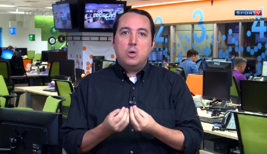 Crédito: Reprodução/ SporTV Crédito: Reprodução/ SporTV