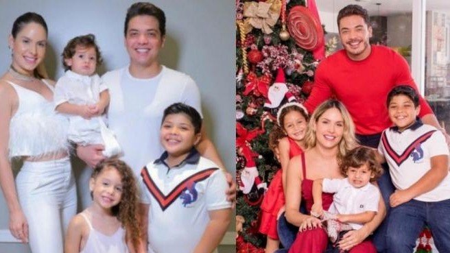 Wesley Safadão e esposa rebatem críticas por filho repetir roupa no Natal: “Não é descartável” Wesley Safadão e esposa rebatem críticas por filho repetir roupa no Natal: “Não é descartável”