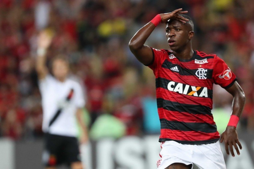 Flamengo parabeniza Vini Jr após atuação de destaque na Champions League: ‘Estamos sempre na torcida’ Flamengo parabeniza Vini Jr após atuação de destaque na Champions League: ‘Estamos sempre na torcida’