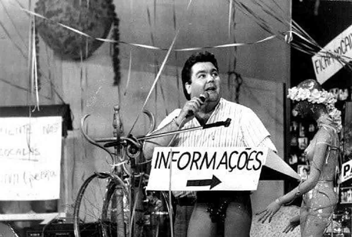 Faustão na época do Programa Perdidos na Noite